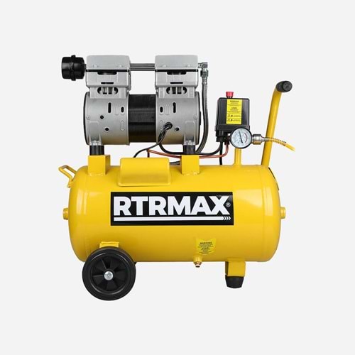 RTRMAX RTM732 SESSİZ HAVA KOMPRESÖRÜ 24 LT 1.0 HP/075 KW